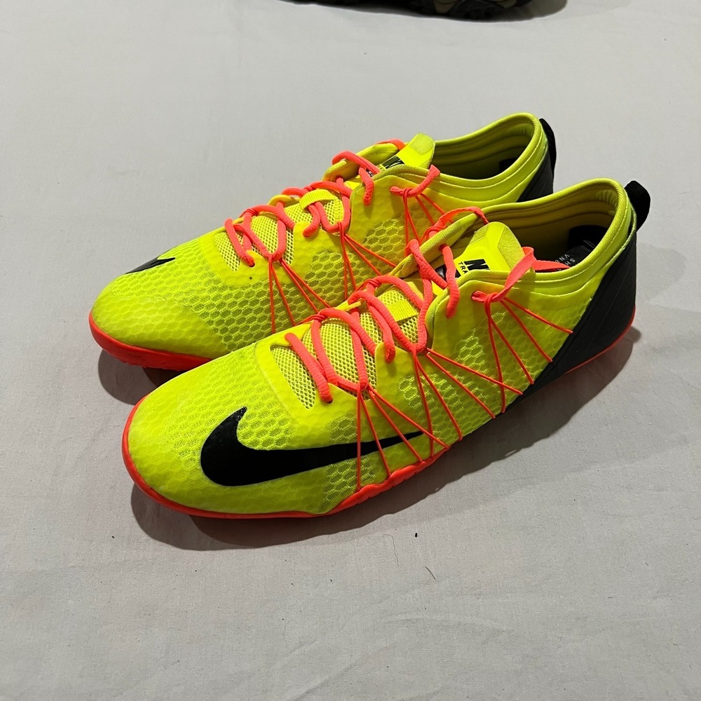 Nike Training Womens Volt Free 1.0 Cross Bionic 2 Crimson Lace Shoes 11.5 10 Men
